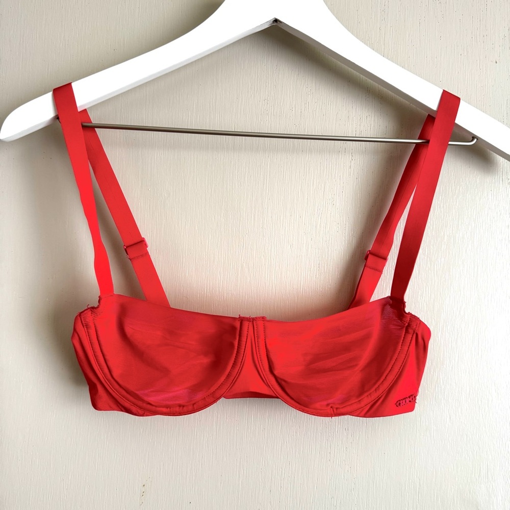 SKIMS Red Bra
